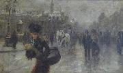 Alfred Stevens, Elegants sur les Boulevards